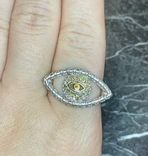 Load image into Gallery viewer, Karak Tychon Evil Eye Ring M