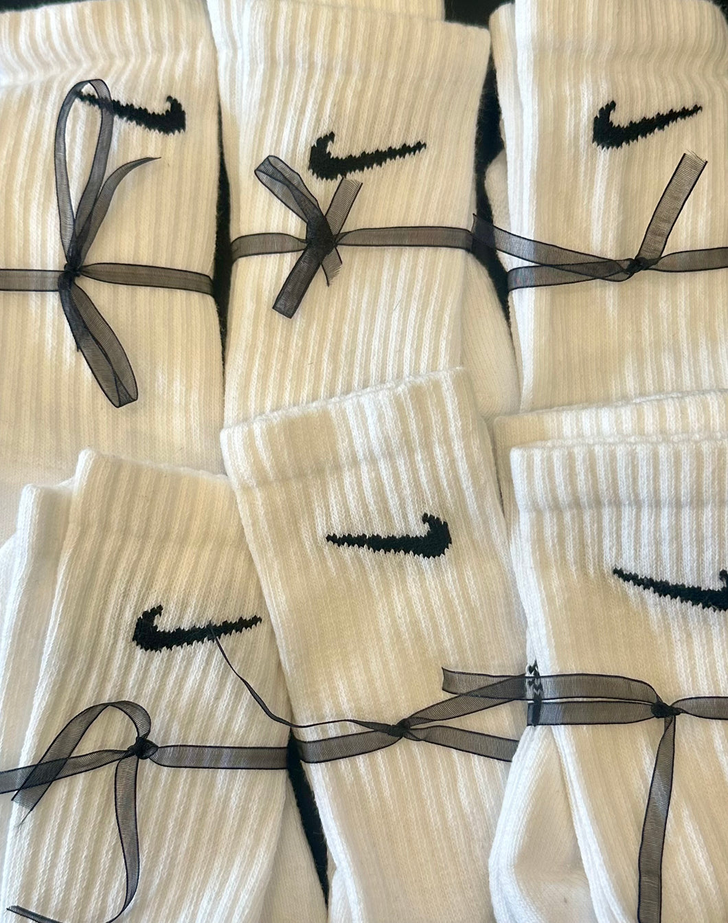 NIKE White socks (long)