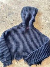 Load image into Gallery viewer, Reworked Vintage Knit Hoodie
