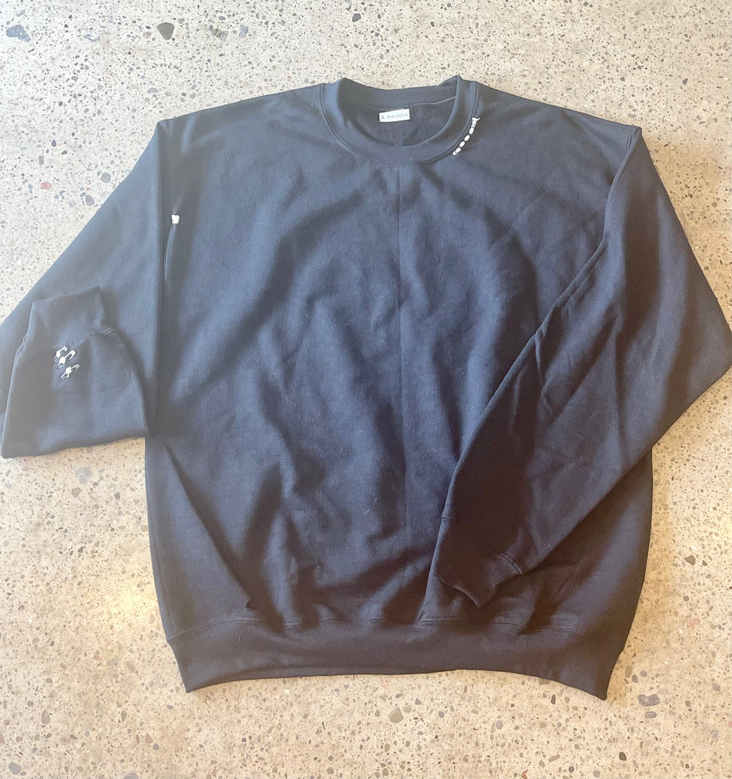 BB Reworked Crew Solid Black