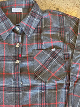 Load image into Gallery viewer, B. Beautiful Black/Red Plaid Shirt
