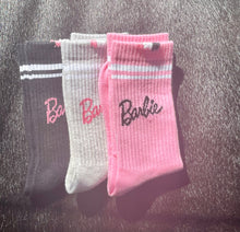 Load image into Gallery viewer, B. Beautiful Reworked Barbie Socks
