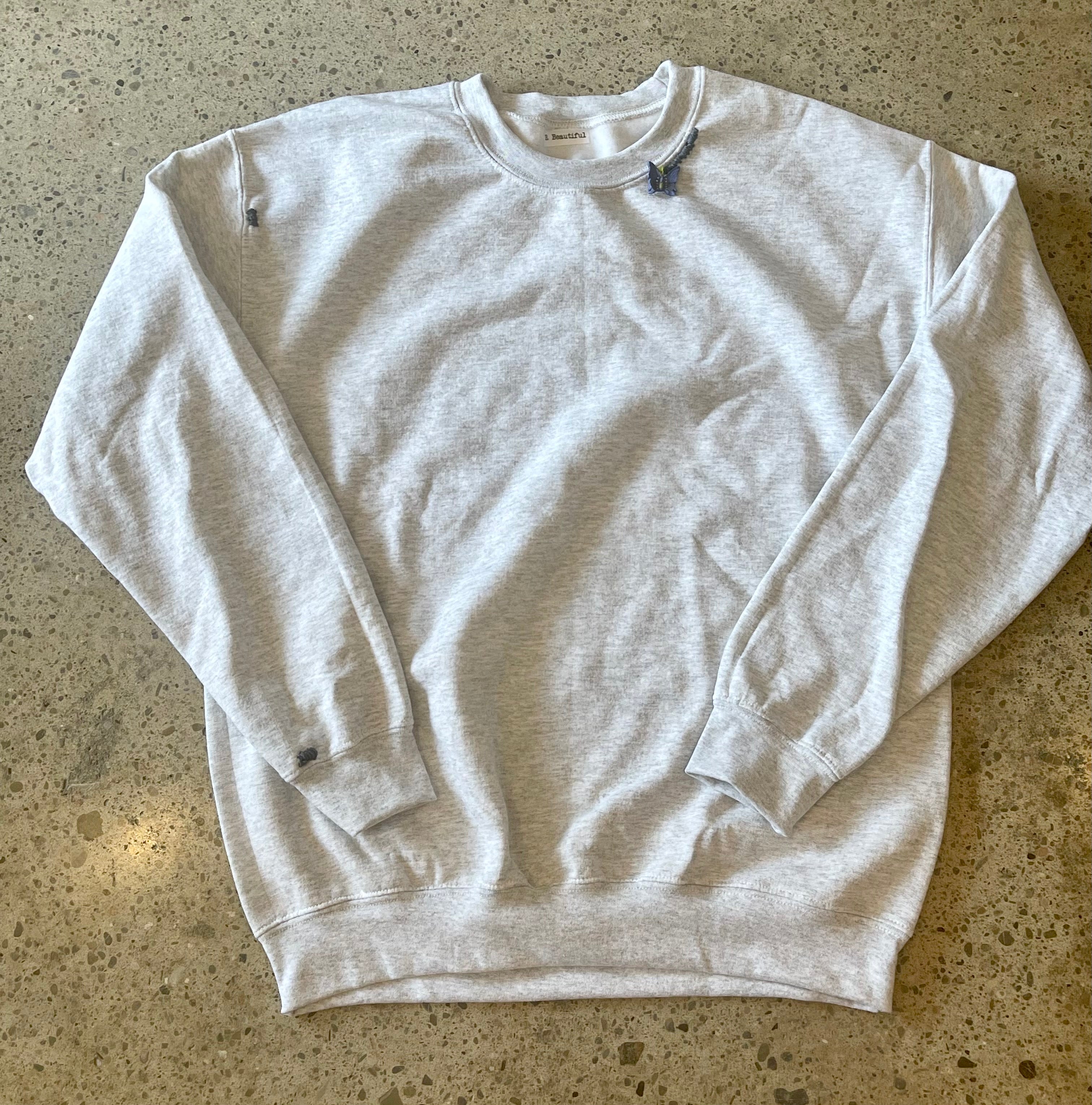 BB Reworked Crew Solid Grey