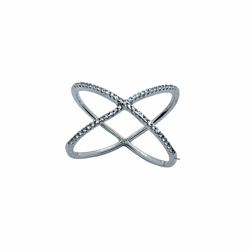 Lux Criss Cross Ring