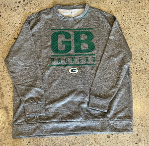 Vintage Reworked Crew Green Bay Packers