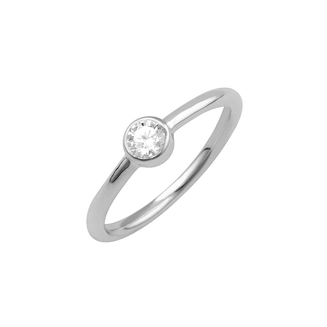Minimal Solitaire Ring